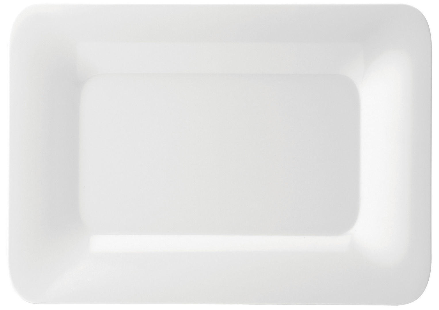 Melamine Rectangular Rimmed Plate 14 x 10